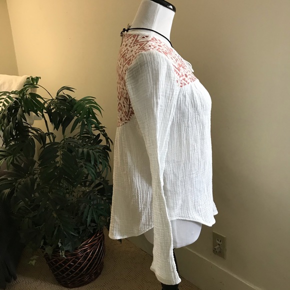 🌵Knox Rose/Long sleeve Peasant lightweight Top - Picture 3 of 6